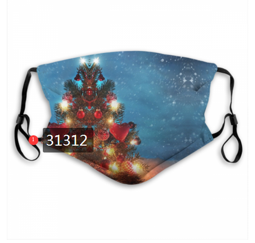 2020 Merry Christmas Dust mask with filter 111